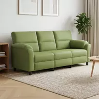 Sofa Šviesiai žalia 214 x 85 x 93 cm Aksomas