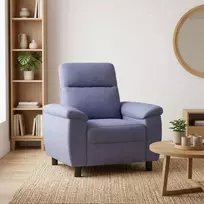 Sofa Džinsinės mėlynos 95 x 90 x 95 cm Audinys