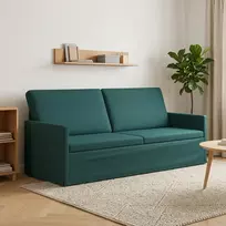 3 vietų sofa Tamsiai žalia 190 x 81 x 82 cm Audinys