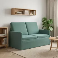 Dviejų vietų sofa Jūrinė žalia 130 x 81 x 82 cm Aksomas
