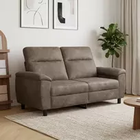 Sofa Tamsiai pilka 178 x 90 x 95 cm Dirbtinė suedė oda