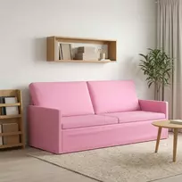 3 vietų sofa Rožinė 190 x 81 x 82 cm Audinys