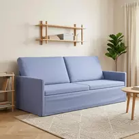 3 vietų sofa Džinsinės mėlynos 190 x 81 x 82 cm Audinys
