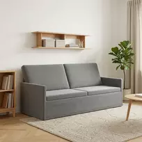 3 vietų sofa Tamsiai pilka 190 x 81 x 82 cm Aksomas