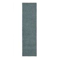 Rankų darbo pilkai mėlynos spalvos iš vilnos kilimas 80x230 cm Harris Boucle – Flair Rugs