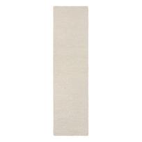Rankų darbo dramblio kaulo spalvos iš vilnos kilimas 80x230 cm Harris Boucle – Flair Rugs