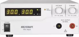 Voltcraft laboratorinis maitinimo šaltinis, reguliuojamas PPS-11603 1–60 V/DC 0–2,5 A 160 W 2 x USB, nuotolinis programavimas (PPS-11603)
