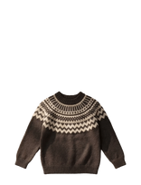 Fliink - Janie Cashmere Nordic Pullover - Megztinis - Ruda