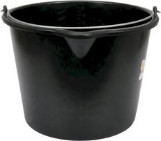 Kibiras statybinis juodas | su nutekėjimu | 20l (06382)