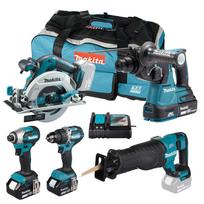 Akumuliatorinių įrankių rinkinys Makita DLX5112TX1; LXT