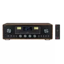 AKAI AM-100 RHAPSODY Stereo sistema 30 W RMS, Bluetooth 5.0, DAB+/FM, CD/USB, AUX, ruda juoda