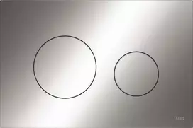 WC nuleidimo mygtukas Tece Loop - Blizgus auksas