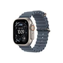 Išmanusis laikrodis Apple Watch Ultra 3 GPS + Cellular 49mm Natural Titanium Case with Anchor Blue Ocean Band | MEWH4QFA | 195950608793