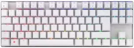 Klaviatūra Cherry MX 8.2 TKL Wireless RGB klaviatūra Gaming RF belaidė + Bluetooth AZERTY Francuski Baltas (G80-3882LYAFR-0)