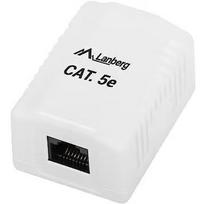 Lanberg UTP Data Box 1-port RJ45 unshielded cat. 5E OU5-0001-W