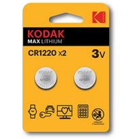 Kodak Lithium CR1220 / 3V Batteries (2pcs) CR1220-2BL