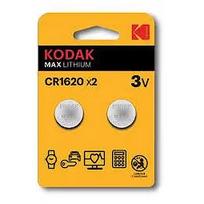 Kodak Lithium CR1620 / 3V Batteries (2pcs) CR1620-2BL