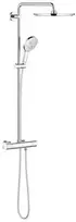 GROHE Rainshower Smartactive 310, 111,8 cm, 1,75 m, sieninis, chromuotas, G1/2