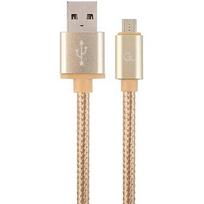 Gembird Cotton Braided USB-A to MicroUSB Cable, 1.8m CCB-MUSB2B-AMBM-6-G
