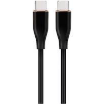 Cablexpert Premium Silicon Type-C Power Delivery (PD) Charging and Data Cable, 1.5 m | CC-USB2S-CMCM-1.5M-BK CC-USB2S-CMCM-1.5M-BK