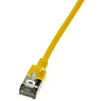 Logilink Kabel LAN U/FTP (Patchkabel) SLIM CAT6 0,3m yellow CQ9017S