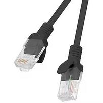 Lanberg Patchcord Cat. 5e UTP Cable, 0.25m, Black, 10 pack PCU5-20CC-0025-BK