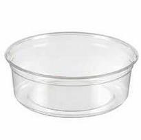 Multi Cup Deli 240 ml 8 oz Ø117x36 mm apvali RPET permatoma (10 vnt. x 50 vnt./dėžėje)