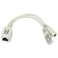 MikroTik RBPOE FastEth PoE adapter with shielded connectors, supports 9-48V PoE RBPOE