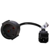 Akyga AK-PC-10A power cable Black 0.15 m CEE7/4 AK-PC-10A