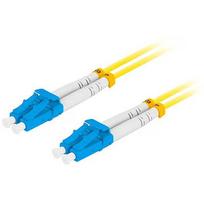 Lanberg Fiber optic patchcord Sm Lc/Upc-Lc/Upc Duplex 3.0Mm 3M yellow FO-LULU-SD11-0030-YE