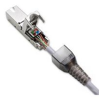 Qoltec RJ45 toolless STP plug CAT6, JACK PIN 54540