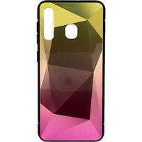Mocco Stone Ombre Back Case Silicone Case With gradient Color For Samsung A705 Galaxy A70 Yellow - Pink MC-STOG-A705-YEPI