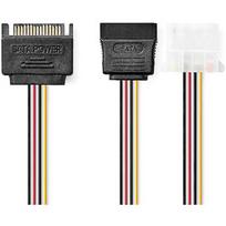 Nedis SATA to SATA/Molex Power, 0.2m CCGP73555VA015