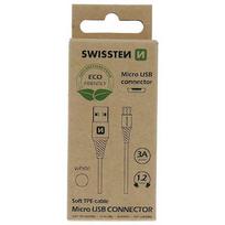 Swissten Eco, USB-A to MicroUSB, 1.2m 71504300ECO