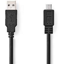 Nedis USB-A to Micro USB. 3m CCGB60500BK30