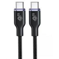 TB USB C - USB C 60W Glamour cable 1.5m black AKTBXKUCCGLA15B