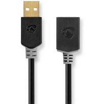 Nedis USB-A 2.0 Extension Cable, 2m CCBW60010AT20