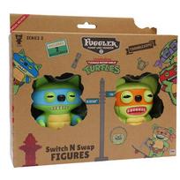 P.m.i. Kids World FUGGLER S2 SWAP & STYLE FIGURES - 2 PACK (LEONARDO & MICHELANGELO) FG6215B