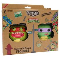 P.m.i. Kids World FUGGLER S2 SWAP & STYLE FIGURES - 2 PACK (RAPHAEL & DONATELLO) FG6215A