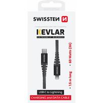 Swissten Kevlar Data Cable Usb-C / Lightning 1.5 M 71544010