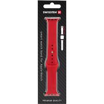 Swissten Silicone band, 42-44mm, Red - for Apple Watch 1/2/3/4/5/6 46000112