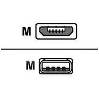 Sharkoon USB 2.0 A-B Micro black 0,5m 4044951015474