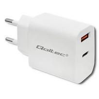 Qoltec Charger 18W 5-12V, 1.5-3A, USB C 51714