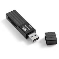 XO memory card reader DK05A 2in1 USB 2.0, black 6920680830329