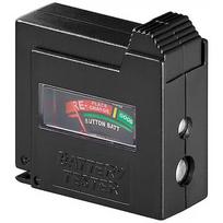 Goobay battery tester, black 54020