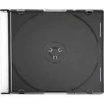 Omega CD case Slim, black (56622) 56622