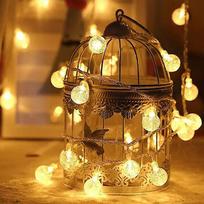 RoGer Bulb String Lights 100 LED / Warm-White / 10m RO-BSL-LED-10M