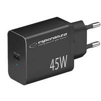 Esperanza EZC108K mains charger 45W Black EZC108K