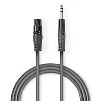 Nedis Kabelis Nedis XLR F - 6.35mm M 1.5m COTH15110GY15