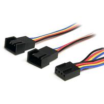 Startech 4Pin Fan Splitter, 0.3m FAN4SPLIT12